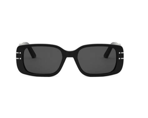 sonnenbrille helle gläser von dior|DiorSignature S12I Rechteckige Sonnenbrille in Schwarz .